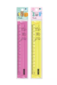 Interdruk Linijka Flexi Pastel BEBE Friends 15 cm
