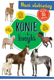 Kolekcja 50 naklejek. Konie i kucyki