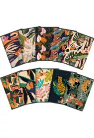 Top-2000 Zeszyt A5 Collage Tropics kratka 60 kartek 10 szt.