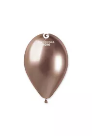 Godan Balony chromowane r�owe, z�ote 50 szt.