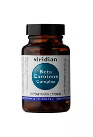 Viridian Naturalny Beta Karoten Kompleks - suplement diety 30 kaps.