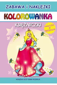 Kolorowanka. Ksi�niczki z naklejkami