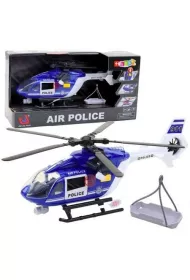 Helikopter policyjny hak + nosze 1:14 Leantoys