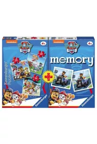 Puzzle 2D 3w1 + memory Psi Patrol Ravensburger
