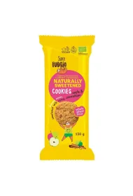 Super Fudgio Ciastka wegaskie penoziarniste z jabkiem i cynamonem sodzone agaw 130 g Bio