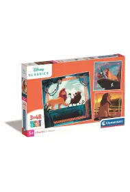 Puzzle 3x48 el. SuperColor. Lion King Clementoni
