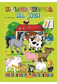 Na wsi. Kolorowanka