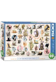 Puzzle 500 el. Joga koci�ta Eurographics