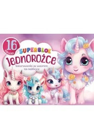 Superblok Jednoro�ce. Kolorowanki ze wzorem na naklejce
