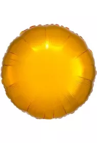 Amscan Balon foliowy metalik z�oty okr�g�y luzem 43cm
