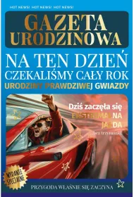 Armin Style KARNET URODZINY 130X210 Z KOP GAZETA UR AS-54
