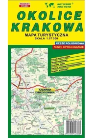 Okolice Krakowa Po�ud. 1:67 000 mapa turystyczna