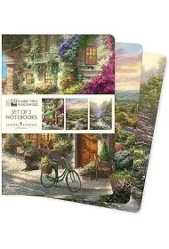 Flame Tree Zestaw 3 notatnik�w A5 Thomas Kinkade
