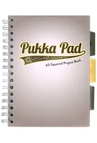 Pukka Pad Project Book A5 Grey Design Szary kratka, 80g 100 kartek