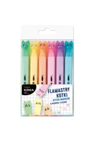 Derform Flamastry kotki 6 szt.
