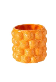 Boltze Porcelanowa donica Orange 17cm
