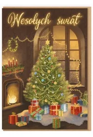 Nadwyraz.com Karnet Bo�e Narodzenie - Choinka/Weso�ych �wi�t