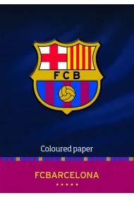 Eurocom Papier kolorowy w teczce A4 FC Barcelona
