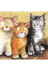 Alex Clark Karnet AC323 Koty Rodger, Dodger i Tinkerbell