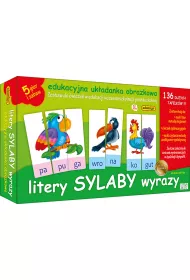 Puzzle Litery wyrazy sylaby Adamigo