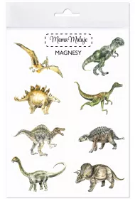 Magnesy Dinozaury 8 szt.