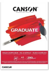 Fila Blok do farb akrylowych i olejnych Canson Graduate Oil&Acrylic