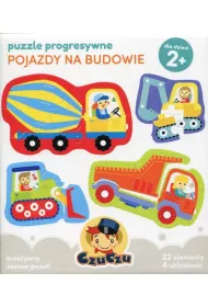 Puzzle progresywne Pojazdy na budowie Bright Junior Media