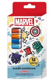 Beniamin Kredki pastelowe jumbo Avengers 12 kolorw