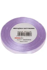 Wst��ka satynowa jasny lawendowy 6mm x 32m