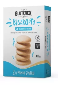 Glutenex Biszkopty bez dodatku cukr�w bezglutenowe 100 g