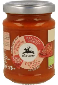 Alce Nero Pesto czerwone z suszonych pomidor�w 130 g Bio