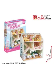 Puzzle 3D Dreamy Domek dla lalek Cubic Fun