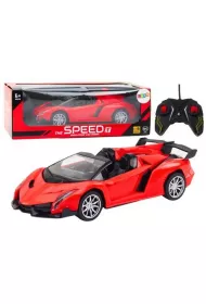 Auto sportowe RC 1:18 czerwone LeanToys