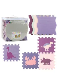 Puzzle mata edukacyjna Pianka EVA r�-fiolet LeanToys