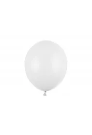 PartyDeco Balony Strong Pastel Pure White 30cm