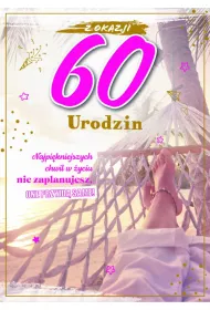 Armin Style KARNET URODZINY 60 B6 Z KOP AS GM-932 FOL
