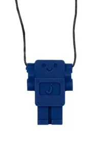 Jellystone Gryzak antystresowy naszyjnik - robot granatowy
