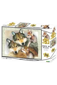 Puzzle 3D 100el Wilki Howard Robinson