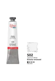 Rosa Farba olejna titanium white 502 45ml 45 ml