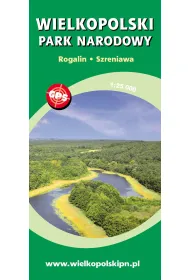 Wielkopolski Park Narodowy mapa turystyczna 1:25 000 Rogalin Szreniawa