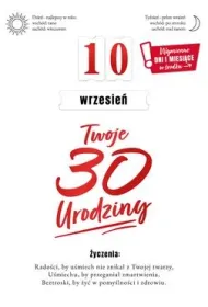 Armin Style KARNET URODZINY 30 B6 Z KOP AS GM-1007 FOL