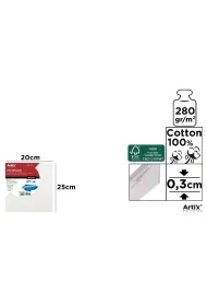 Artix Tablica malarska 20x25x0,3cm 280G/m2
