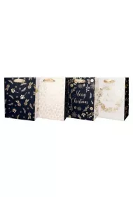 incood. Torba prezentowa 11x14cm granatowo-z�ota, mix