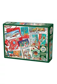 Puzzle 1000 Kartki witeczne G3 Cobble Hill