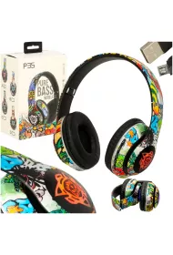 Suchawki bezprzewodowe nauszne P35 Bluetooth LED Gaming Sport