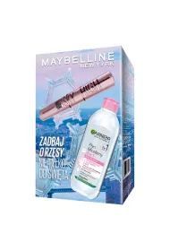 Maybelline Zestaw Sky High tusz do rzs + pyn micelarny