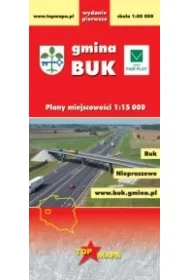 Buk - plan miasta, mapa gminy