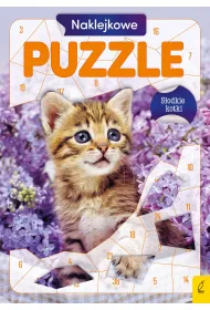 Naklejkowe puzzle. Sodkie kotki