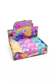 Brokatowa pi�ka ze �wiate�kiem 7cm MIX One for Fun