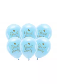 PartyDeco Balony Eco Chrzest �wi�ty b��kit 33cm